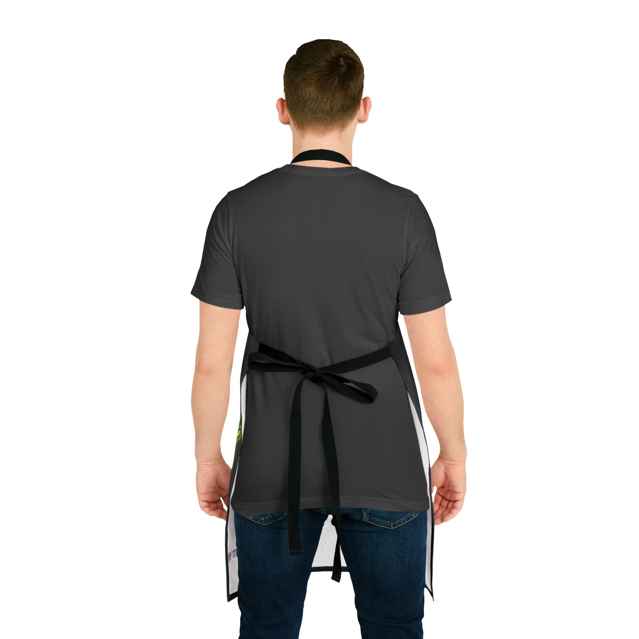 Apron, 5-Color Black Straps (Matt - Emerald Garden)