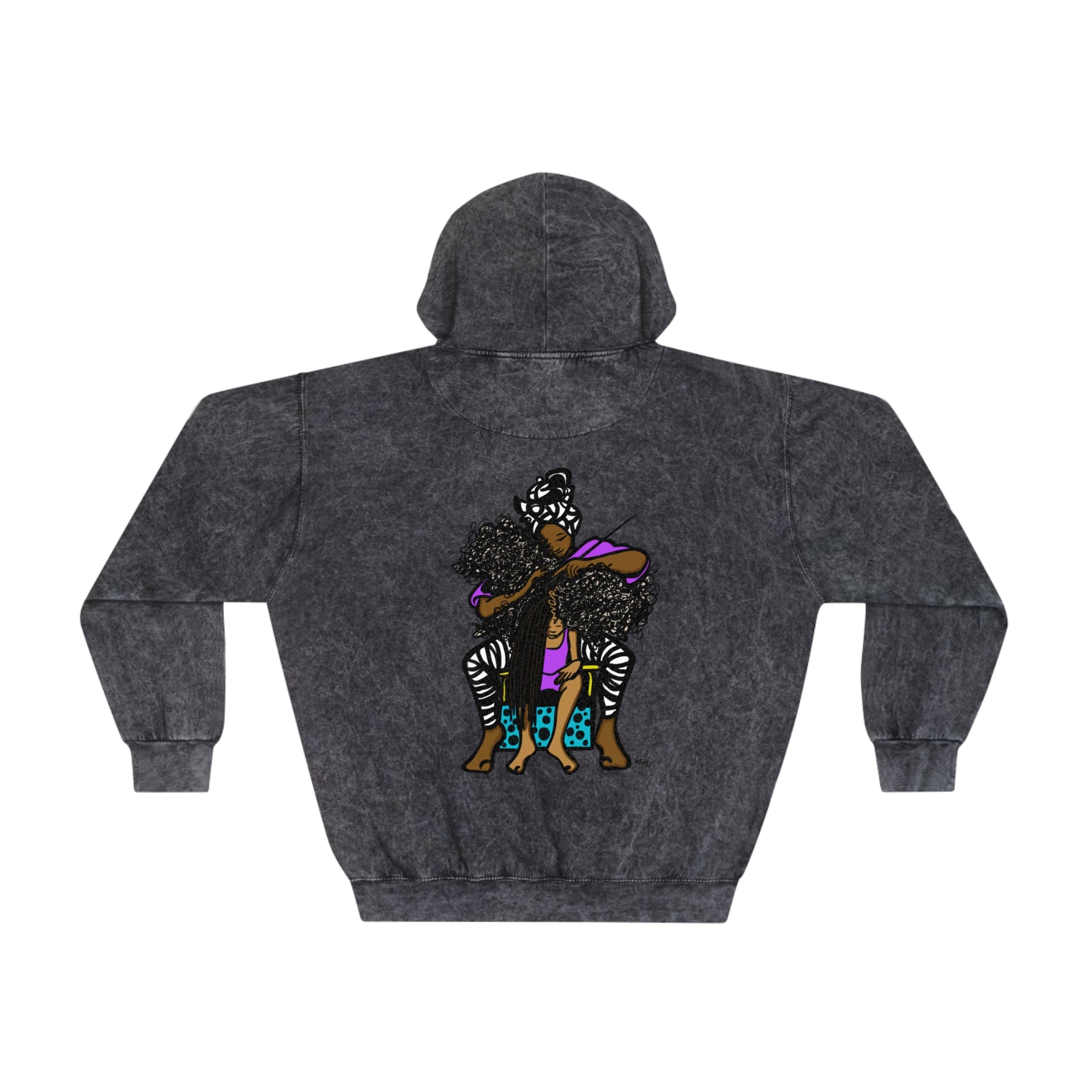 NO/R Wash Day - Unisex Mineral Wash Hoodie